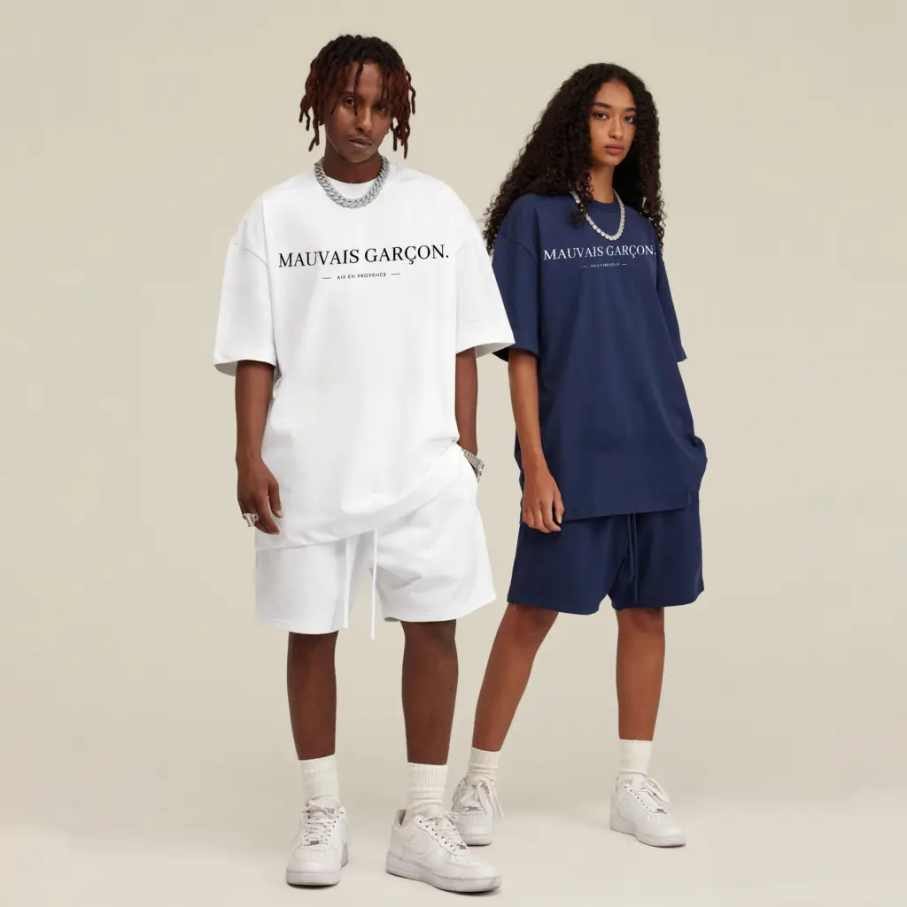 t-shirts oversize haut de gamme homme et femme, page boutique mauvais garçon