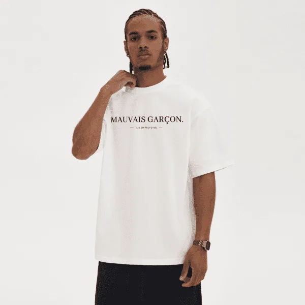 Look streetwear avec t-shirt oversize homme Lorenzo – Mauvais Garçon